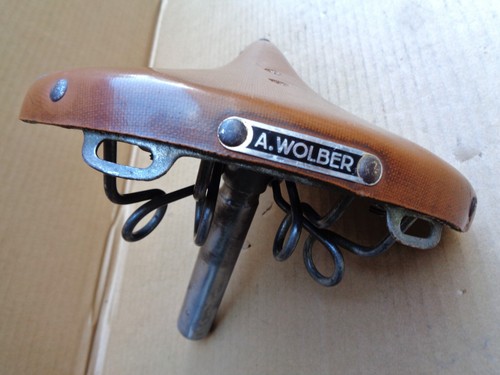 Ancienne selle wolber vélo - ancienne,