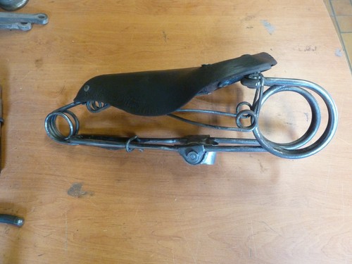 Ancien vélo selle cuir - , 1896