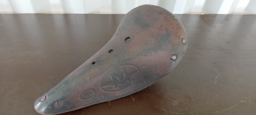 Ancienne selle vélo en - ancienne, de