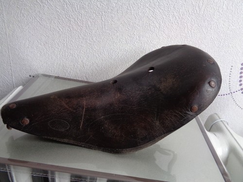 Ancienne selle velo cuir - selle, de