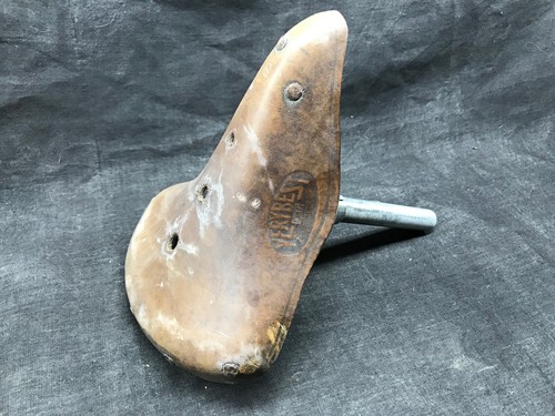 Ancienne selle vélo - ancienne, de